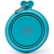 MESSY MUTTS CHIEN/CHAT BOL SILICONE RETRACTABLE (Medium)