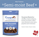 Mini Trainers Beef (Moist) - Crumps Naturals