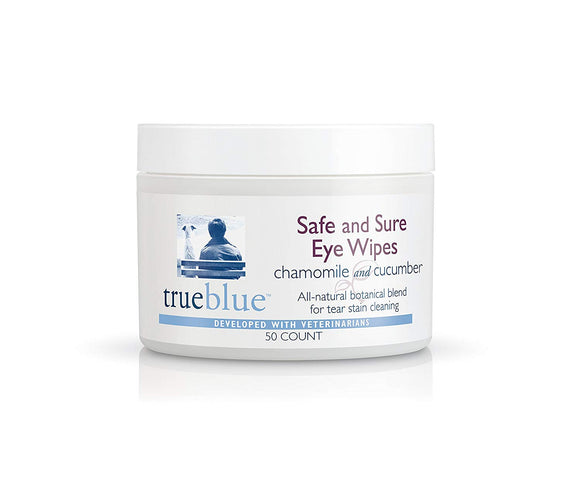 True Blue -Lingettes Nettoyantes pour les yeux (Camomille et Concombre)/ Eye wipes (Chamomile & Cucumber)